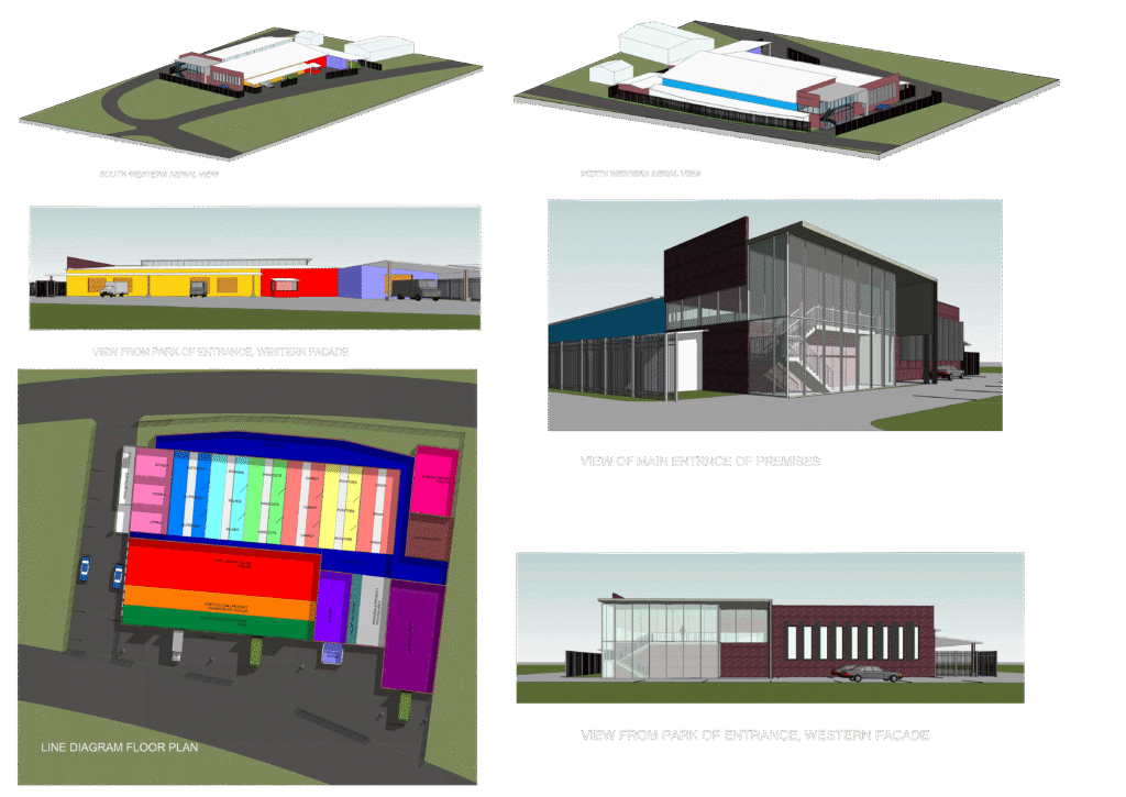Industrial warehouse cold food storage warehouse design