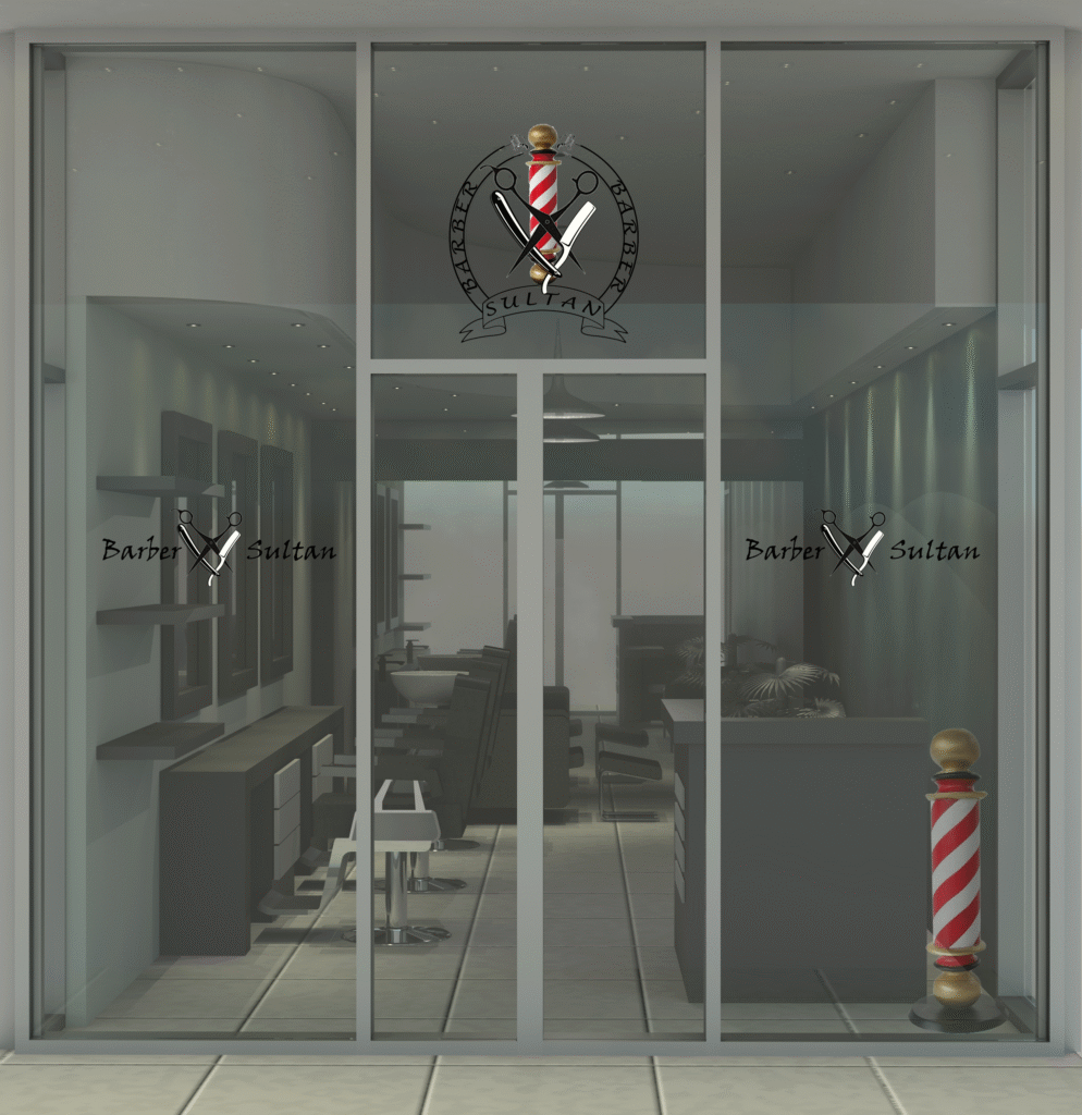 Barbershop, interior design, radisson blu,
