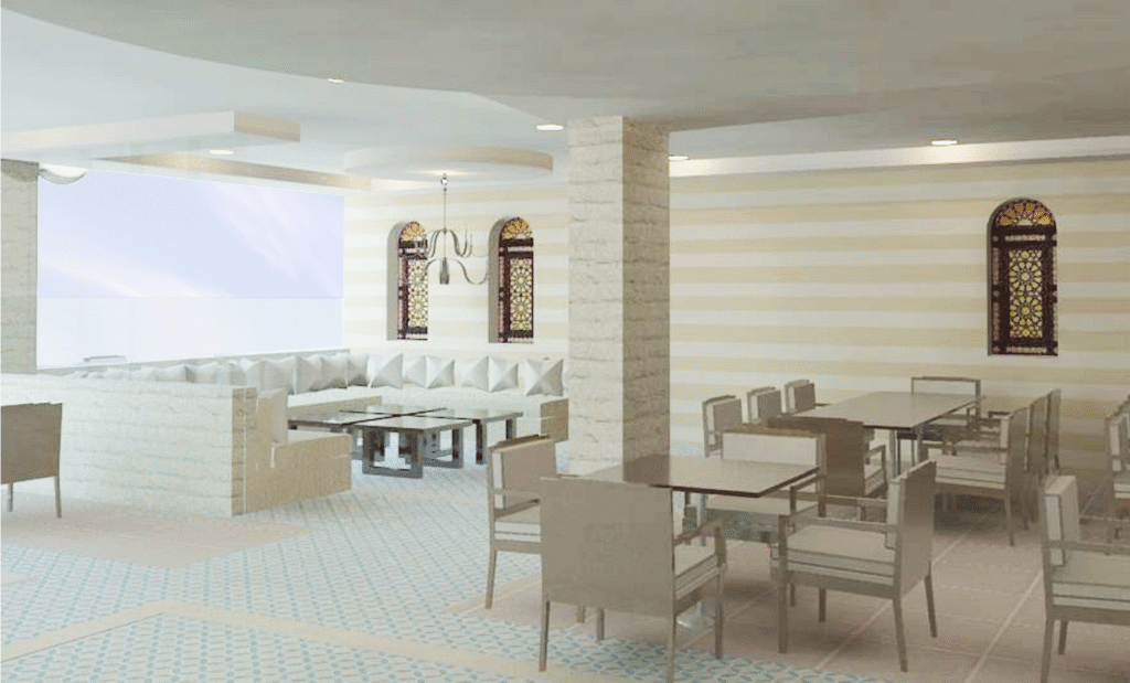 Beirut restaurant, interior design, restaurant design